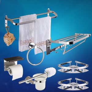 BỘ 7 PHỤ KIỆN PHÒNG TẮM INOX MERLER ML-HA4610