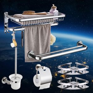 BỘ 7 PHỤ KIỆN PHÒNG TẮM INOX MERLER ML-HA6506