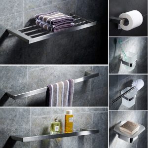 BỘ 7 PHỤ KIỆN PHÒNG TẮM INOX304 MAJESTY SERIES ML-HC4800-1