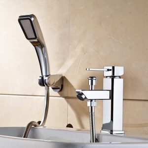 BỘ VÒI CHẬU LAVABO KẾT HỢP SEN TẮM NÓNG LẠNH MERLER ML-2040