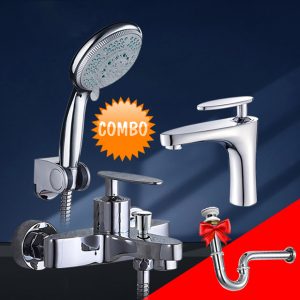 CẶP ĐÔI SEN TẮM VÀ VÒI LAVABO MERLER ML-CB033
