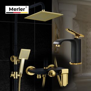 COMBO SEN CÂY VÀ VÒI LAVABO VINTAGE MERLER ML-KM109