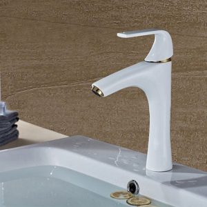 VÒI CHẬU RỬA NÓNG LẠNH MẠ SỨ GIẢ CỔ MERLER ML2085