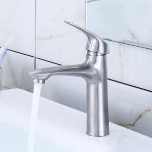 VÒI LAVABO NÓNG LẠNH INOX 304 SHARK MERLER ML-SUS3308
